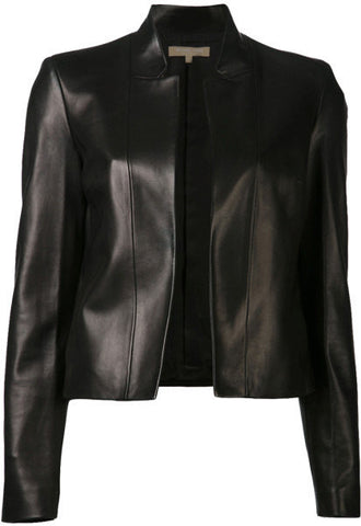 Ladies Soft Lamb Nappa Leather Jacket: X-Small