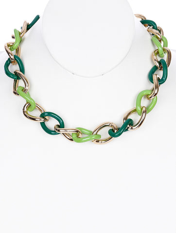 NECKLACE  AZN1202913GDGRN - Scarvesnthangs
 - 2