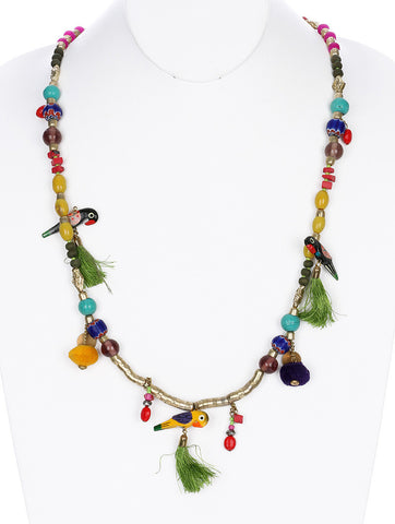 NECKLACE  AZN1205GDMLT - Scarvesnthangs
 - 2