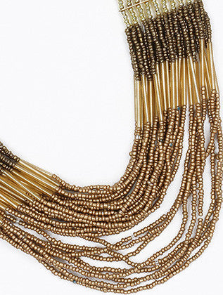 NECKLACE  AZN121082704GDBRO - Scarvesnthangs
 - 3