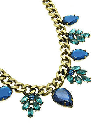 NECKLACE  AZN1404016BOBLU - Scarvesnthangs
 - 3