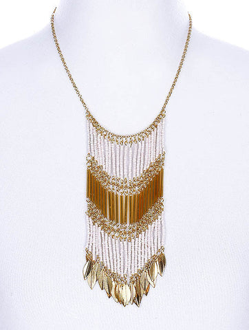 NECKLACE  AZN1404153GDWHT - Scarvesnthangs
 - 2