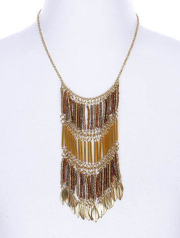 NECKLACE  AZN1404154GDBRO - Scarvesnthangs
 - 2