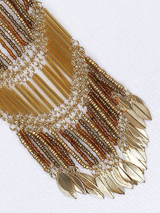 NECKLACE  AZN1404154GDBRO - Scarvesnthangs
 - 3