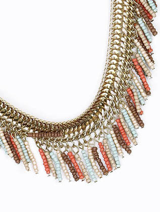 NECKLACE  AZN18621GDMLT - Scarvesnthangs
 - 3