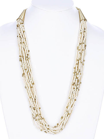 NECKLACE  AZN19058GDIVY - Scarvesnthangs
 - 2