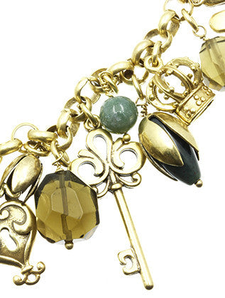 NECKLACE  AZN19211AGGRN - Scarvesnthangs
 - 3