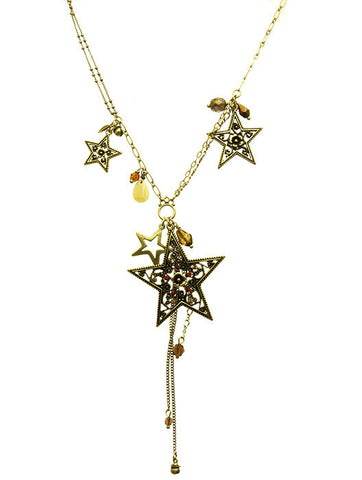 NECKLACE  AZN19314AGBRO - Scarvesnthangs
 - 2