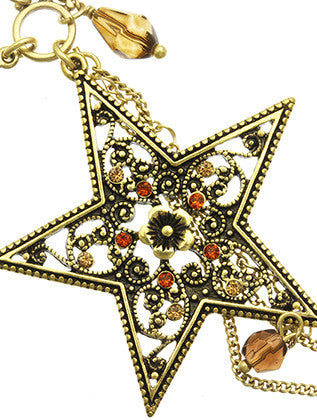 NECKLACE  AZN19314AGBRO - Scarvesnthangs
 - 3