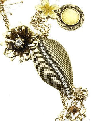 NECKLACE  AZN19413AGCRM - Scarvesnthangs
 - 3