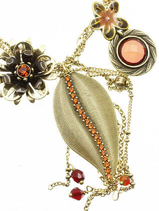 NECKLACE  AZN19413AGRED - Scarvesnthangs
 - 3