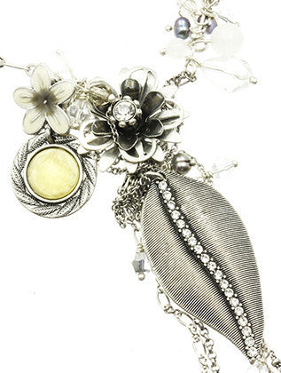 NECKLACE  AZN19413ASWHT - Scarvesnthangs
 - 3