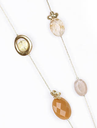 NECKLACE  AZN20215GDNAT - Scarvesnthangs
 - 3