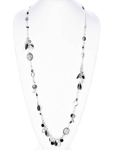 NECKLACE  AZN21014SVBLK - Scarvesnthangs
 - 2
