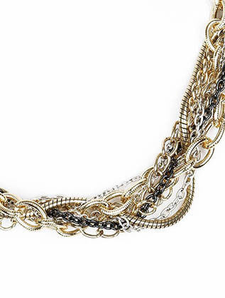 NECKLACE  AZN22012GDMLT - Scarvesnthangs
 - 3