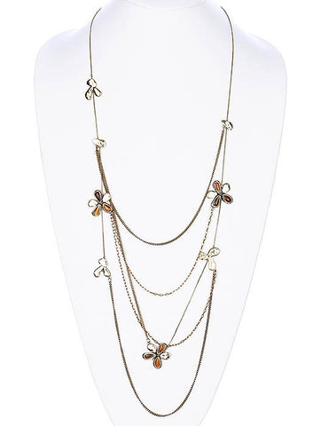NECKLACE  AZN22215AGBRO - Scarvesnthangs
 - 2