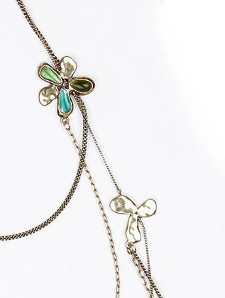 NECKLACE  AZN22215AGMLT - Scarvesnthangs
 - 3