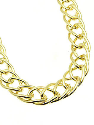NECKLACE  AZN40977GDGOD - Scarvesnthangs
 - 3