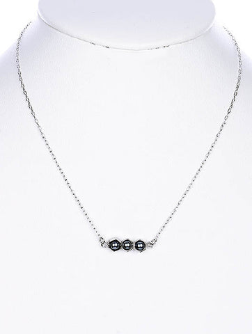 NECKLACE  BON1056RDHMT - Scarvesnthangs
 - 2