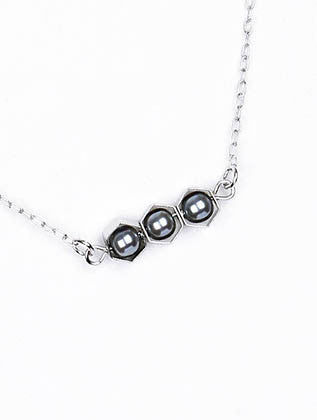 NECKLACE  BON1056RDHMT - Scarvesnthangs
 - 3