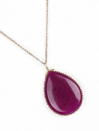 NECKLACE  BON14152GDPUR - Scarvesnthangs
 - 3