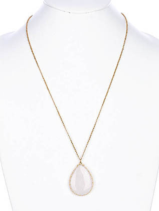 NECKLACE  BON14152GDWHT
