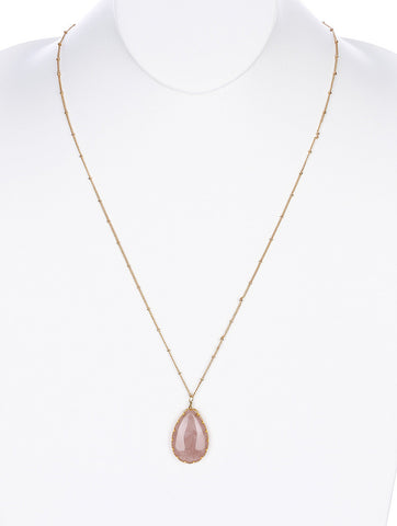 NECKLACE  BON14157GDGRY - Scarvesnthangs
 - 2