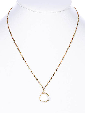 NECKLACE  BON14159GDCLR - Scarvesnthangs
 - 2