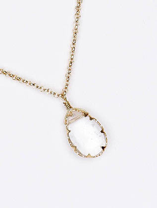 NECKLACE  BON14160GDCLR - Scarvesnthangs
 - 3