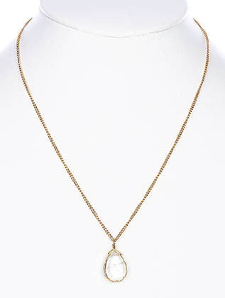 NECKLACE  BON14161GDGRN