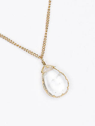 NECKLACE  BON14161GDGRN - Scarvesnthangs
 - 3