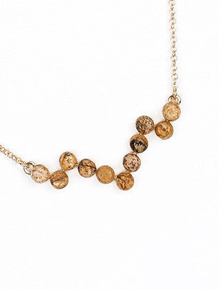 NECKLACE  BON15009GDBRO - Scarvesnthangs
 - 3