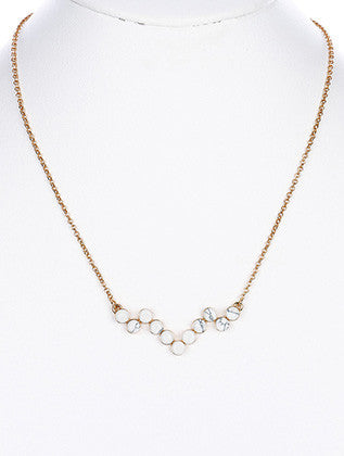 NECKLACE  BON15009GDWHT