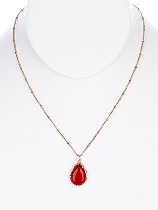 NECKLACE  BON99091GDRED