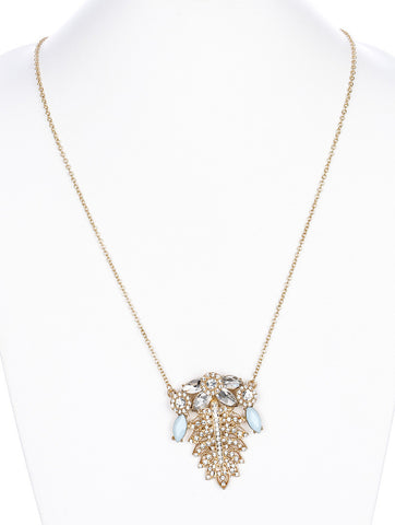 NECKLACE  BON9915GDCLR - Scarvesnthangs
 - 2
