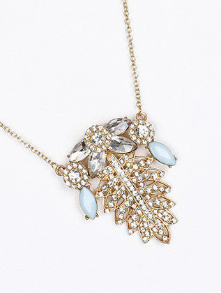 NECKLACE  BON9915GDCLR - Scarvesnthangs
 - 3