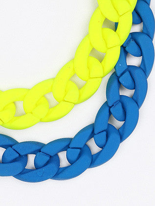 NECKLACE  BON99287GDBLU - Scarvesnthangs
 - 3