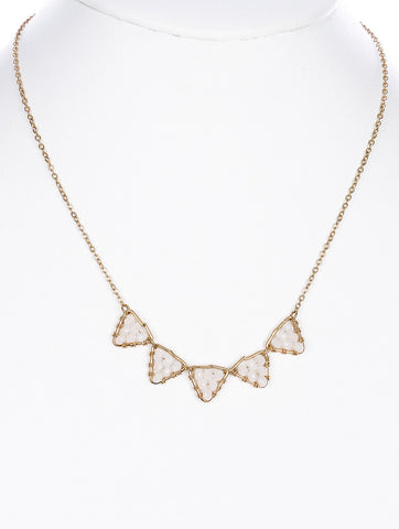 NECKLACE  BON99921MGWHT - Scarvesnthangs
 - 2