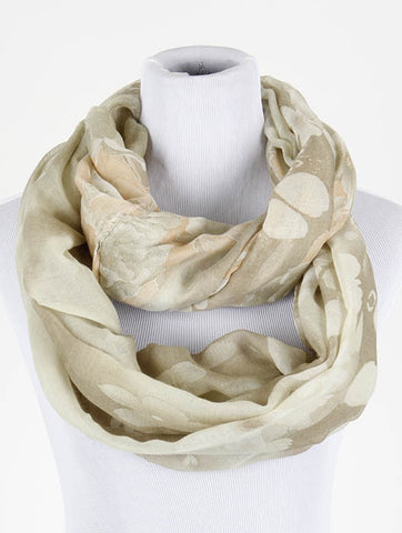 SCARF   FLORAL PRINT  BTF99709OLV - Scarvesnthangs
 - 2