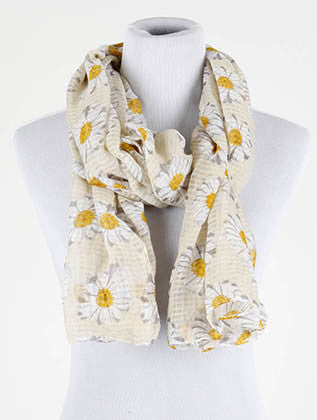 SCARF   DAISY PRINT  BTF99741BEG
