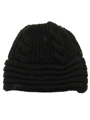 HAT AND CAP   DOUBLE LAYERED  BTH4212BLK