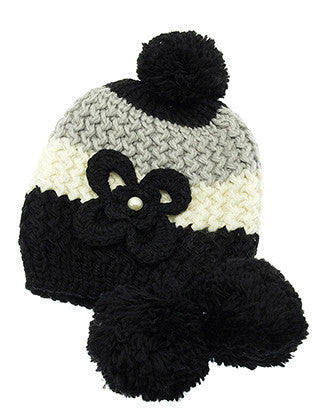 HAT AND CAP   EAR FLAP  BTH50721BLK