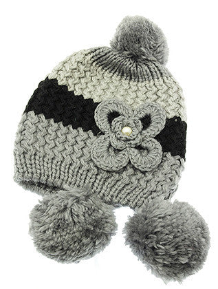 HAT AND CAP   EAR FLAP  BTH50721GRY