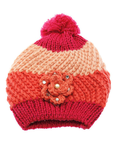 HAT AND CAP   POM POM  BTH5075PNK - Scarvesnthangs
 - 2