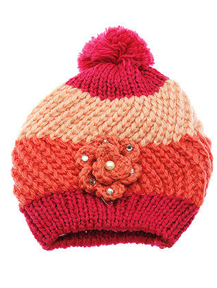 HAT AND CAP   POM POM  BTH5075PNK