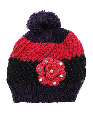 HAT AND CAP   POM POM  BTH5075PUR
