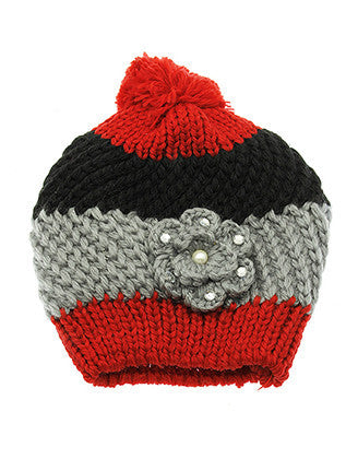 HAT AND CAP   POM POM  BTH5075RED