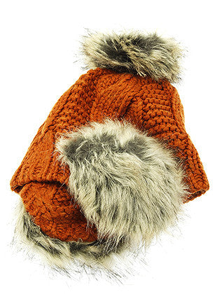HAT AND CAP   EAR FLAP  BTH99245ORG