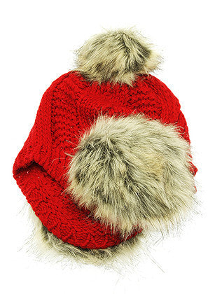 HAT AND CAP   EAR FLAP  BTH99245RED