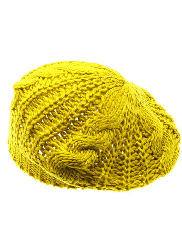 HAT AND CAP   KNITTED  BTH99311YEW - Scarvesnthangs
 - 2